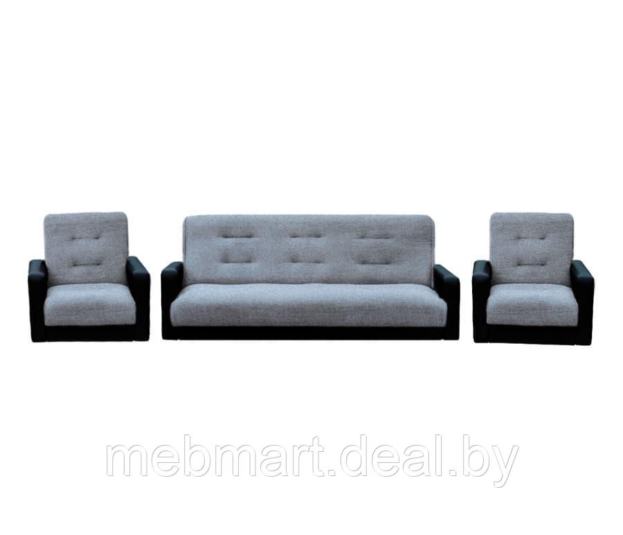 Комплект Лондон Комби (диван, 2 кресла + 2 подушки в подарок)