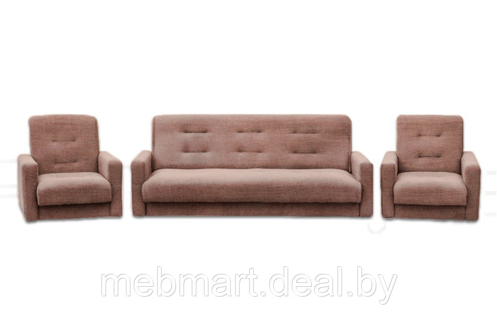 Комплект Лондон - 2 (диван, 2 кресла + 2 подушки в подарок) - фото 3 - id-p106675738