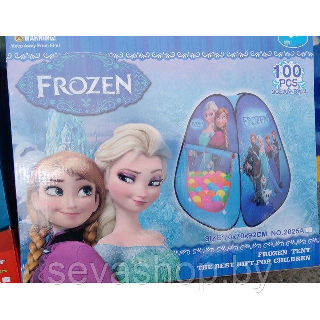 Игровая палатка – сухой бассейн Frozen 100 шариков 2025A