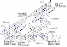 Фаркоп для  VOLKSWAGEN Crafter / MB Sprinter с 2006 