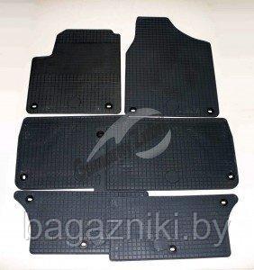 Коврики резиновые к VW Sharan (96- )/ Ford Galaxy (96- )/ Seat Alhambra (96- ) 3 ряда Doma