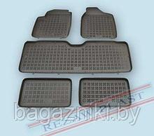 Коврики резиновые к VW Sharan (95-10) / Ford Galaxy (95-06) / Seat Alhambra (5 Seat) (95-10) 3 ряда Rezaw Plast