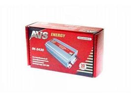 Автомобильный инвертор AVS Energy 2430 24/12V (30A). РАСПРОДАЖА