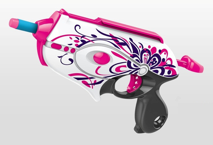 Пистолет/бластер для девочки BLAZE STORM c пульками арт. 7058 - фото 1 - id-p106692108