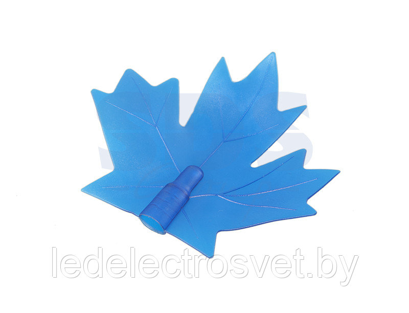 Колпачок "кленовый лист" (для гирлянд Original/Professioanl) синий