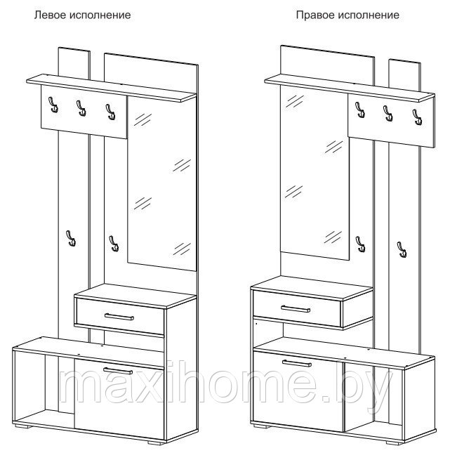 Прихожая Смарт-2 - фото 2 - id-p106736320