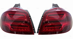 Задние фонари Chevrolet Cruze '11- Хетчбек светодиодные, красные, тонированные (GLK X240 Style)