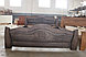Кровать из массива сосны «Корона», цвет лесной орех, фото 2
