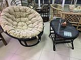 КОМПЛЕКТ кофейный  "Papasan 02/15" (цвет венге матовый), фото 3