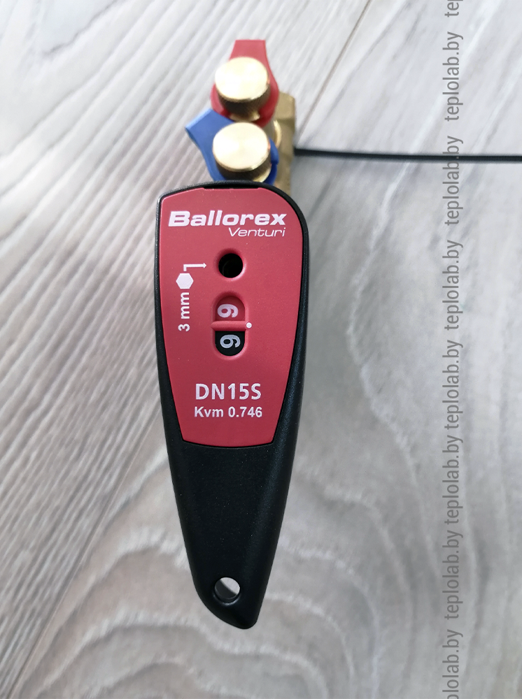 Балансировочный клапан Meibes Ballorex Venturi без дренажа DN15 Kvs 1,62 м3/ч - фото 4 - id-p75377162