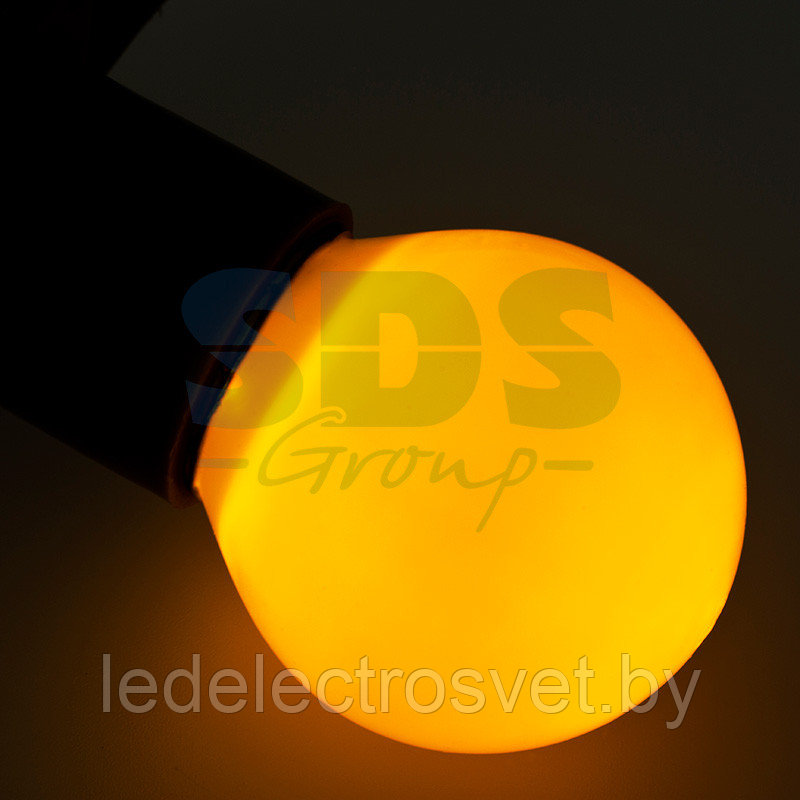 Лампа накаливания e27 10 Вт желтая колба - фото 1 - id-p106744443