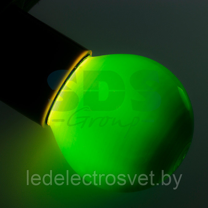 Лампа накаливания e27 10 Вт зеленая колба - фото 1 - id-p106744444