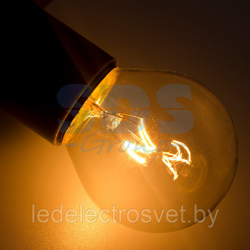 Лампа накаливания e27 10 Вт прозрачная колба - фото 1 - id-p106744446