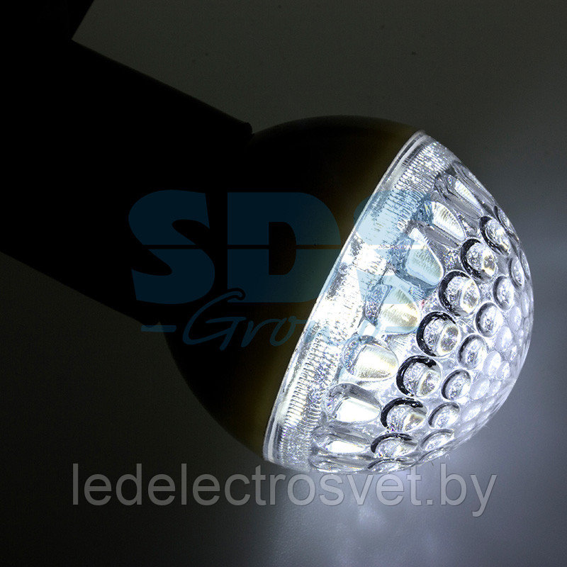 Лампа шар e27 9 LED Ø50мм белая - фото 1 - id-p106744474