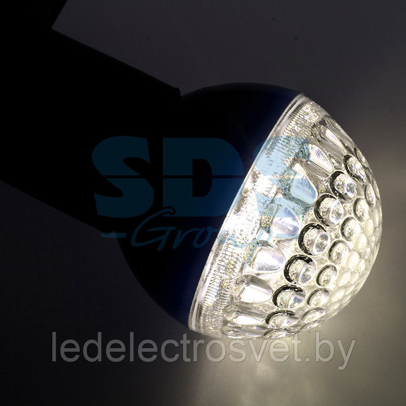 Лампа шар e27 9 LED  Ø50мм ТЕПЛЫЙ БЕЛЫЙ