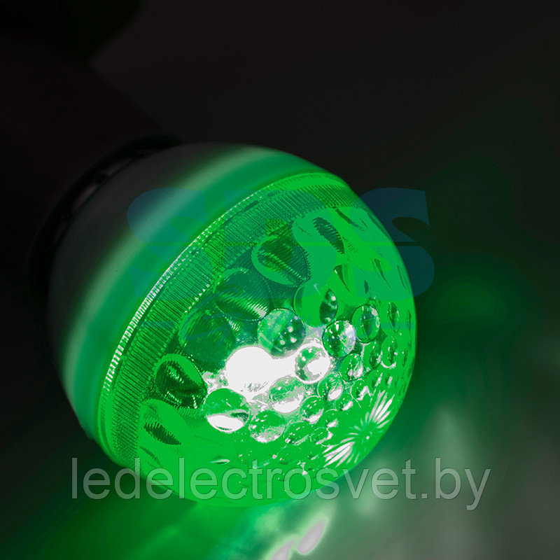 Лампа строб e27 Ø50мм зеленая - фото 1 - id-p106753280
