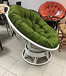 Кресло-качалка из натурального ротанга "Papasan 23.01B" прованс, фото 2
