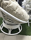 Кресло-качалка из натурального ротанга "Papasan 23.01B" прованс, фото 3