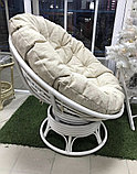 Кресло-качалка из натурального ротанга "Papasan 23.01B" прованс, фото 6