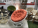 Кресло-качалка из натурального ротанга "Papasan 23.01B" прованс, фото 7