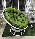 Кресло-качалка из натурального ротанга "Papasan 23.01B" прованс, фото 8