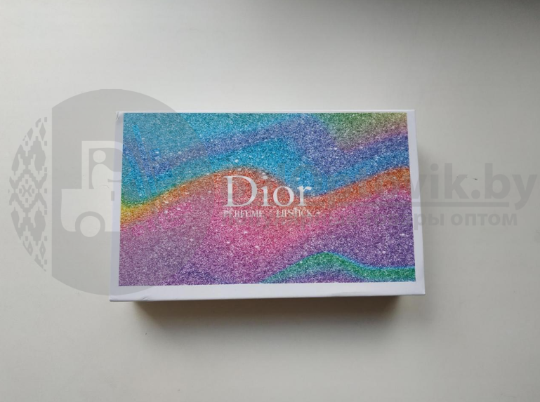 Подарочный набор Dior 5 в 1 (2 флакона духов, 2 оттенка помад, 1 объемный блеск для губ) - фото 4 - id-p93849469