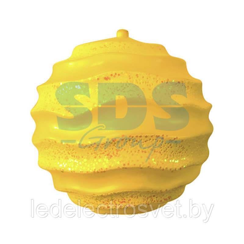 Елочная фигура "Шар с юбочкой", 30 см, цвет золотой - фото 1 - id-p106803775