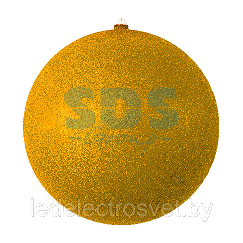 Елочная фигура "Шарик", 25 см, цвет золотой