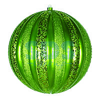 Елочная фигура "Арбуз", 30 см, цвет зеленый