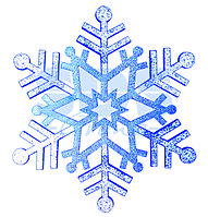 Елочная фигура "Снежинка резная", 81 см, цвет синий