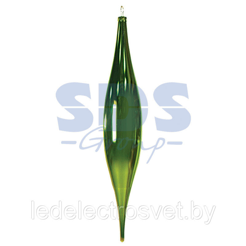 Елочная фигура "Сосулька", 91 см, цвет зеленый
