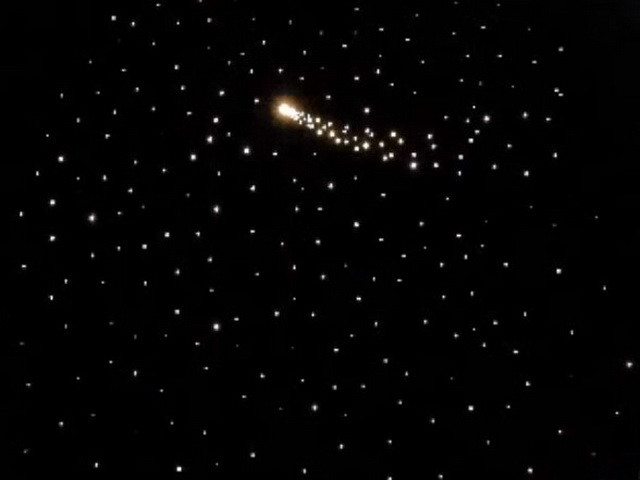 Ковер напольный фибероптический "Звездное небо" 145х100 см (75 звезд) - фото 1 - id-p106803759