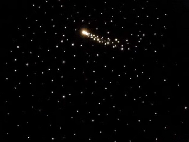 Ковер напольный фибероптический "Звездное небо" 145х145 см (120 звезд) - фото 1 - id-p106804080