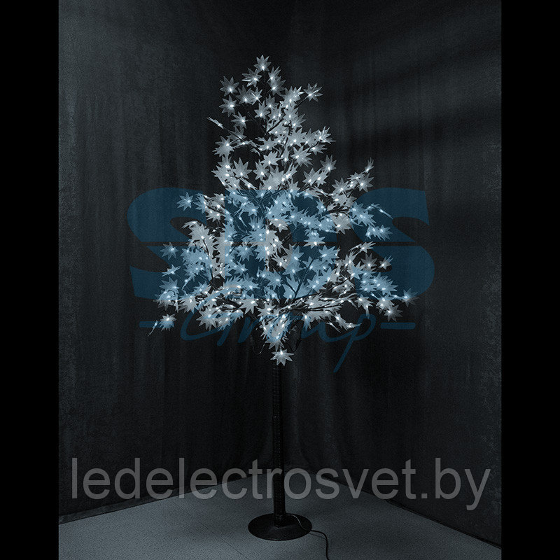 Светодиодное дерево "Клён", высота 2,1м, диаметр кроны 1,8м, белые светодиоды, IP 65, понижающий трансформатор - фото 1 - id-p106804881