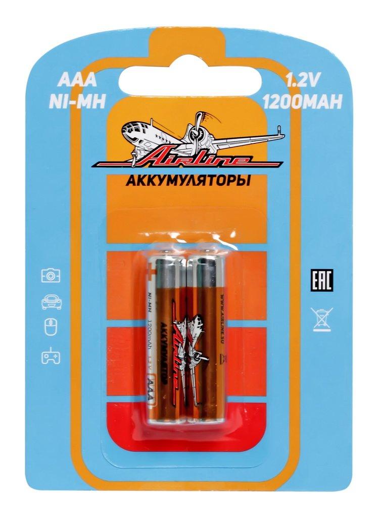 Батарейки AAA HR03 аккумулятор Ni-Mh 1200 mAh 2шт. (AAA-12-02) - фото 1 - id-p103797232