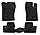 Ковры в салон (3D с подпят.) для Daewoo Nexia (95-08-) компл. 4 шт., выс. борт, полимер., черн. (ACM, фото 2