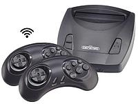 Retro Genesis 8 Bit Junior Wireless, Игровая приставка + 300 игр (AV кабель, 2 беспроводных джойстика)