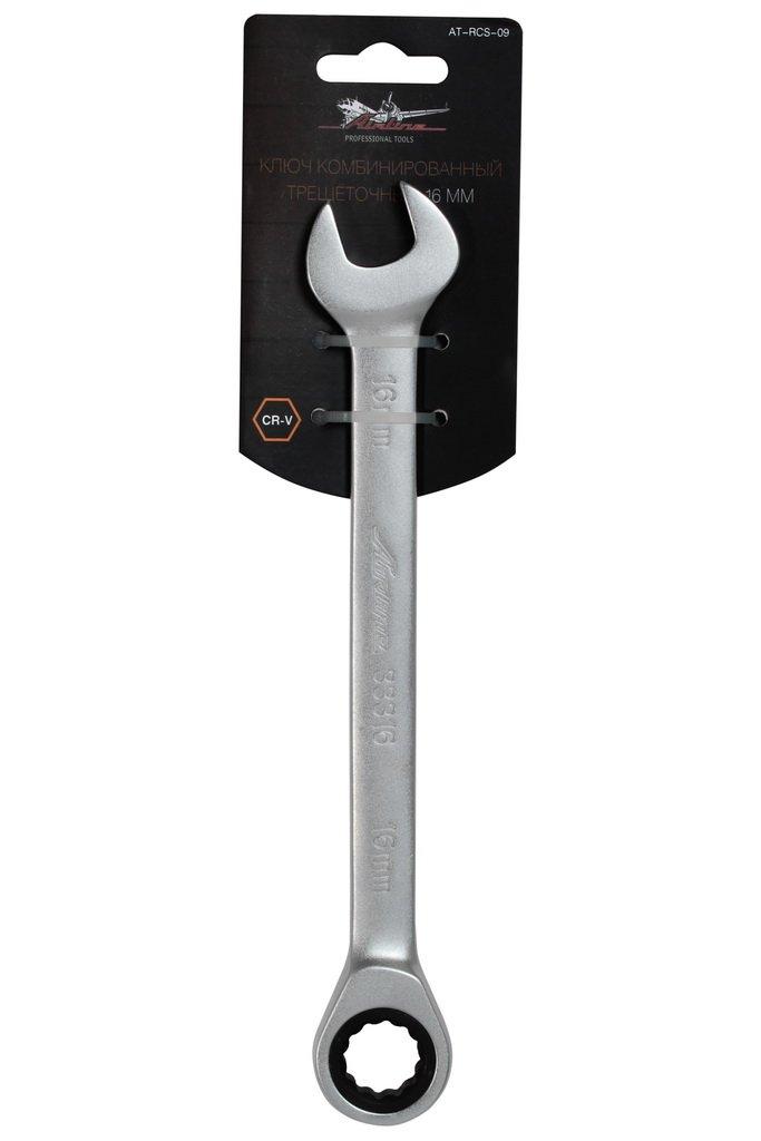 Ключ комбинированный трещоточный 16мм (AT-RCS-09)