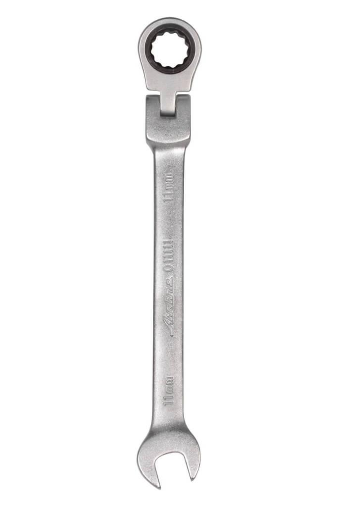 Ключ комбинированный трещоточный шарнирный 11мм (AT-RFS-04)