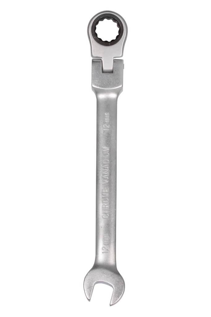 Ключ комбинированный трещоточный шарнирный 12мм (AT-RFS-05) - фото 1 - id-p85127489