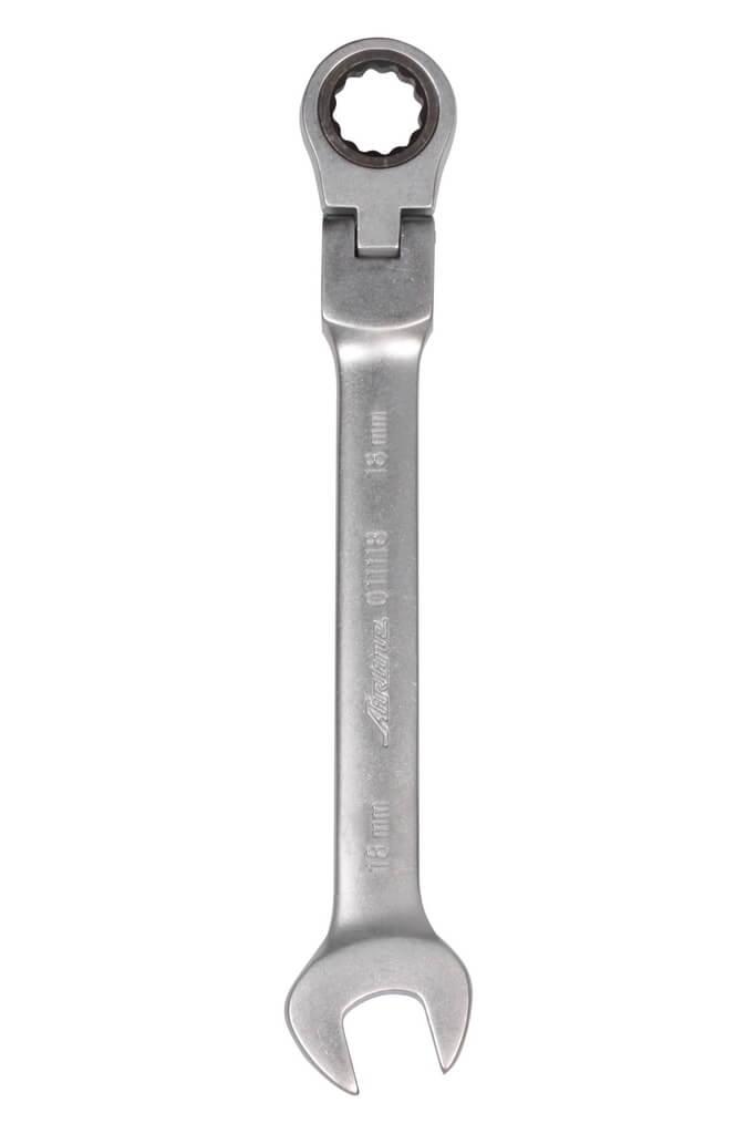 Ключ комбинированный трещоточный шарнирный 18мм (AT-RFS-11)