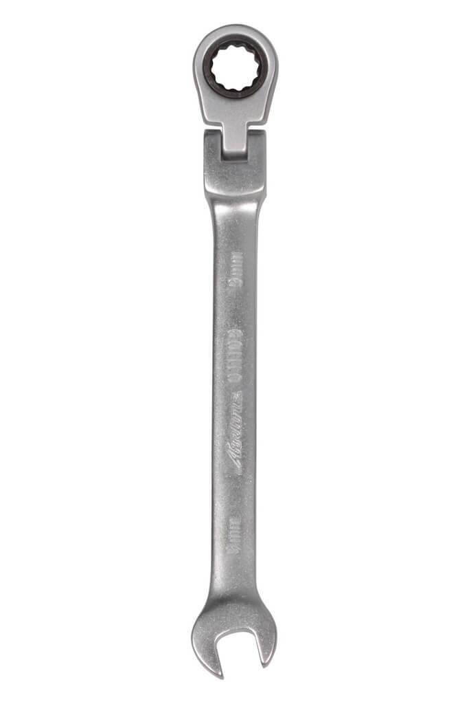 Ключ комбинированный трещоточный шарнирный 9мм (AT-RFS-02) - фото 1 - id-p85127517
