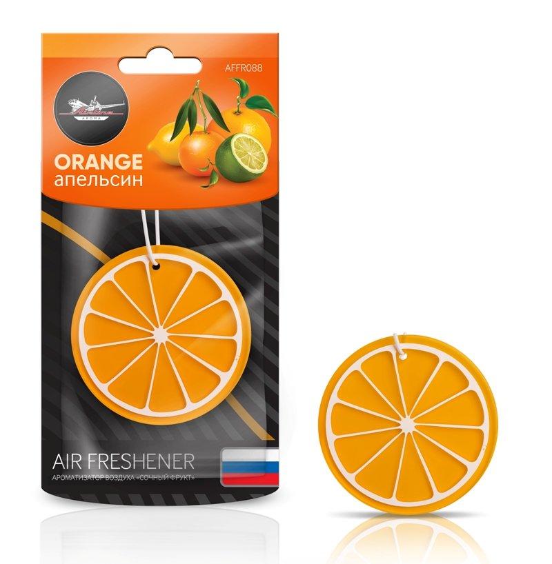 Ароматизатор подвесной пластик "Сочный фрукт" апельсин(AFFR088) - фото 1 - id-p85127269
