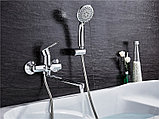 Смеситель для ванны с душевым гарнитуром Ledeme L2249, фото 2