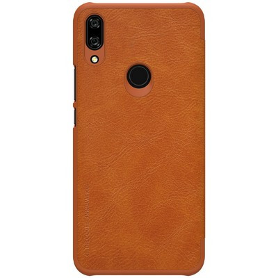 Кожаный чехол Nillkin Qin Leather Case Коричневый для Huawei P Smart Z (Y9 Prime 2019) - фото 2 - id-p106832328