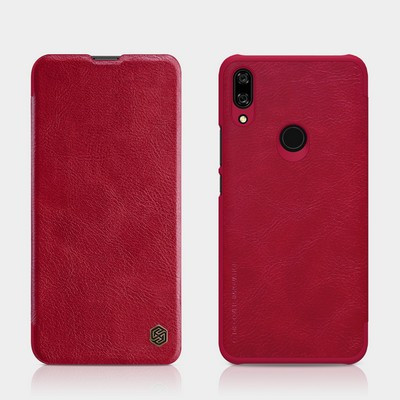 Кожаный чехол Nillkin Qin Leather Case Красный для Huawei P Smart Z (Y9 Prime 2019) - фото 4 - id-p106832329