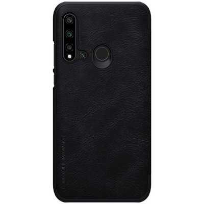 Кожаный чехол Nillkin Qin Leather Case Черный для Huawei P20 Lite 2019 (Nova 5i) - фото 2 - id-p106832330