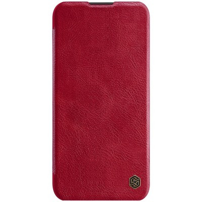 Кожаный чехол Nillkin Qin Leather Case Красный для Huawei P20 Lite 2019 (Nova 5i) - фото 1 - id-p106832332