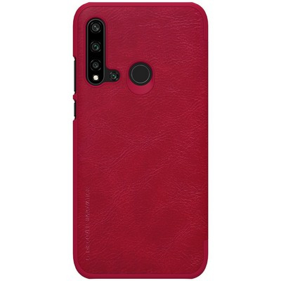 Кожаный чехол Nillkin Qin Leather Case Красный для Huawei P20 Lite 2019 (Nova 5i) - фото 2 - id-p106832332