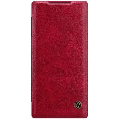 Кожаный чехол Nillkin Qin Leather Case Красный для Samsung Galaxy Note 10 - фото 1 - id-p106832335
